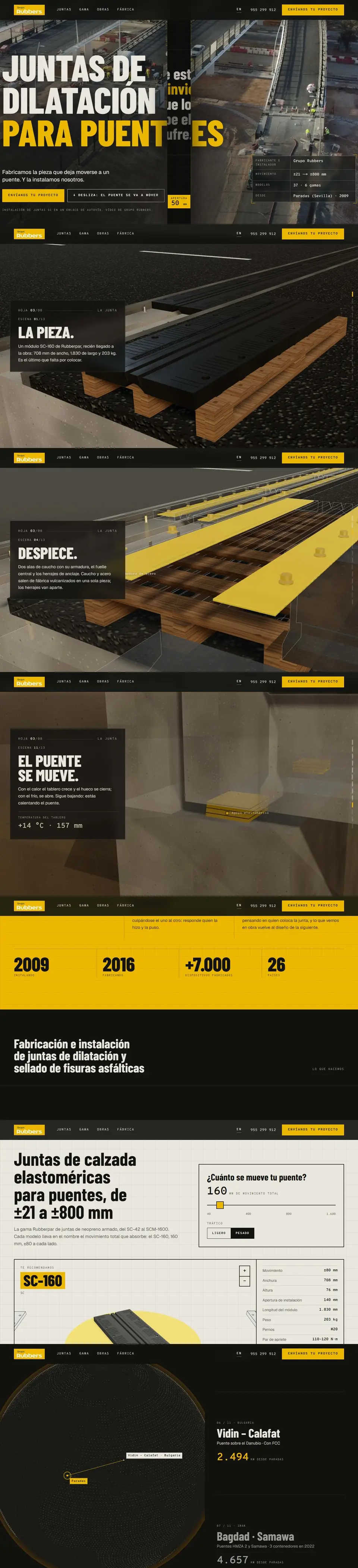 Web de Grupo Rubbers