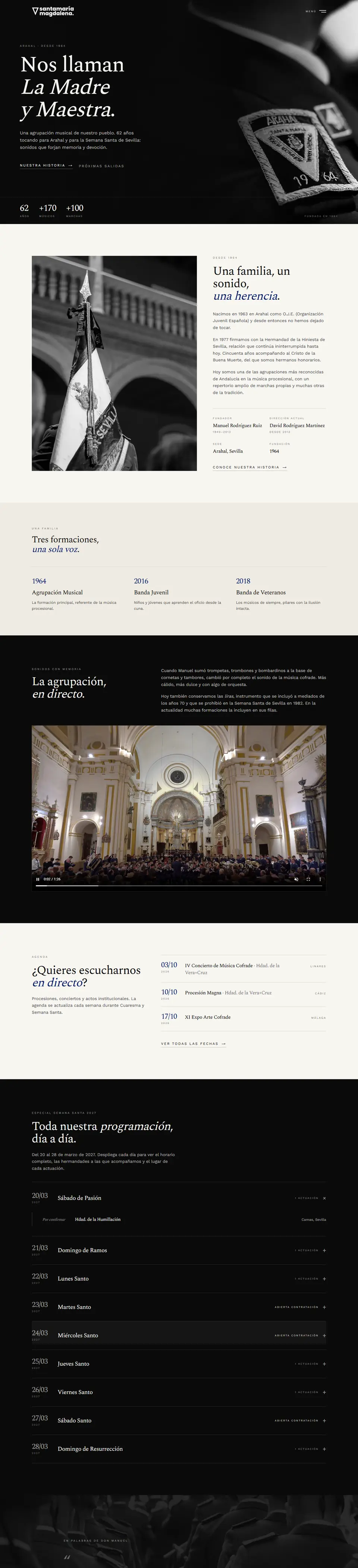 Web de Santa María Magdalena