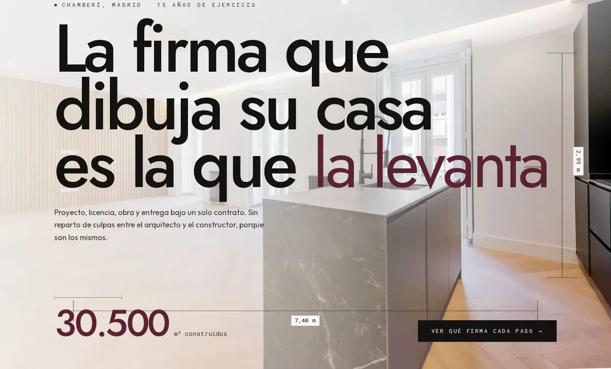 Web nueva — Arquitectura y reformas · Madrid